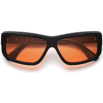Montres & Bijoux Lunettes de soleil Marni Annapuma Circuit Lunettes de soleil, Noir/Orange, 62 mm Noir