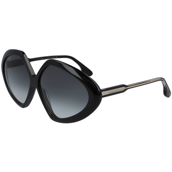 lunettes de soleil victoria beckham  vb614s lunettes de soleil, noir/gris, 64 mm 
