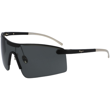 lunettes de soleil ferragamo  sf233sl 43719 lunettes de soleil, noir/gris, 74 mm 