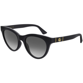 Montres & Bijoux Femme Gucci Gold Aviator Sunglasses Gucci GG0763S col. 001 Nero