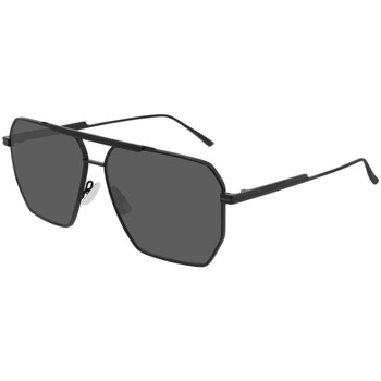 Montres & Bijoux Homme Lunettes de soleil Bottega Sunglasses Veneta BV1012S Lunettes de soleil, Noir/Gris, 60 mm Noir