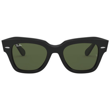 Swiss Military B Lunettes de soleil Ray-ban RB2186 STATE STREET Lunettes de soleil, Noir/Vert, 49 mm Noir