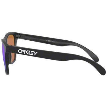Oakley OO9013 FROGSKINS Lunettes de soleil, Noir/Violet, 55 mm Noir