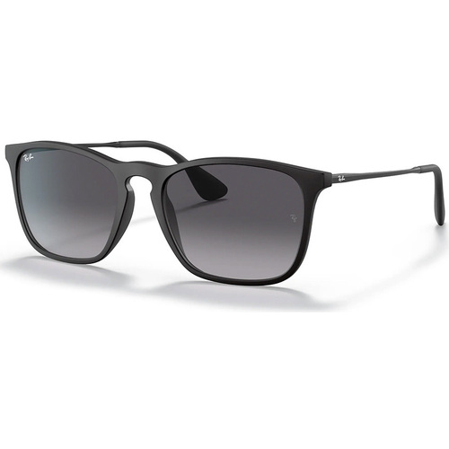 Swiss Military B Homme Lunettes de soleil Ray-ban RB4187 CHRIS Lunettes de soleil, Noir/Gris, 54 mm Noir