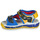 Chaussures Garçon Sandales et Nu-pieds Geox J SANDAL ANDROID BOY Bleu / Jaune