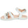 Chaussures Fille Sandales et Nu-pieds Geox J New Balance Numeric Tiago Lemos 1010 sneakers Weiß Blanc / Argenté
