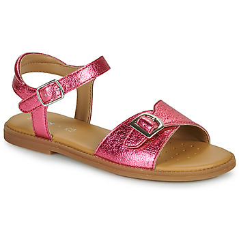 Chaussures Fille Pantoufles / Chaussons Geox J SANDAL KARLY GIRL Rose
