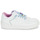 Chaussures Fille Baskets basses Geox J WASHIBA GIRL Blanc / Multicolore