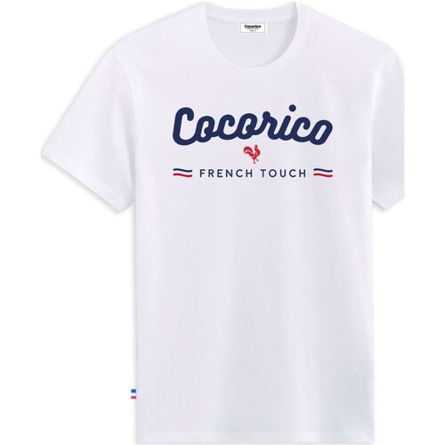 Vêtements Homme T-shirts manches courtes Cocorico French Touch Blanc