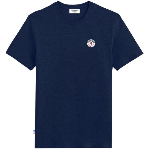 Vêtements Homme T-shirts manches courtes Cocorico Fab en France (Brodé) Bleu