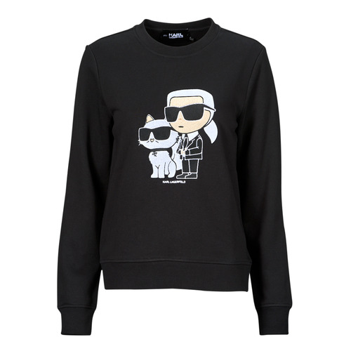 Vêtements Femme Sweats Karl Lagerfeld ikonik 2.0 sweatshirt philipp Noir