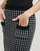 Vêtements Femme nbspLongueur des jambes :  boucle knit skirt Noir / Blanc