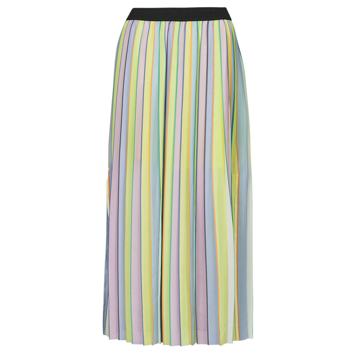 Vêtements Femme Jupes Karl Lagerfeld stripe pleated skirt Multicolore