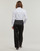 Vêtements Femme Chemises / Chemisiers Karl Lagerfeld crop poplin shirt Blanc