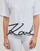Vêtements Femme T-shirts manches courtes Karl Lagerfeld karl signature hem t-shirt Blanc