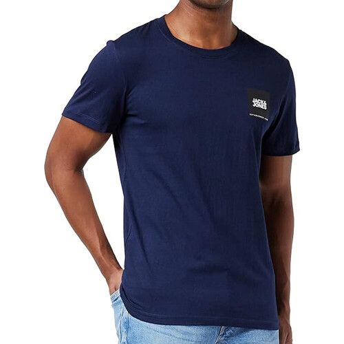 Vêtements Homme T-shirts & Polos Jack & Jones 12246280 Bleu