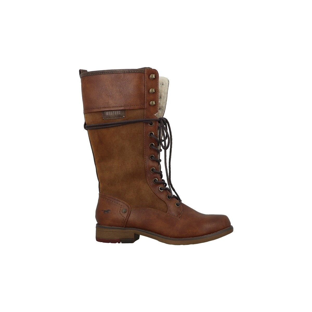 Chaussures Femme Bottes Mustang 1295606 Marron