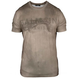 Vêtements Homme T-shirts & Polos Print Balmain T-shirt Beige
