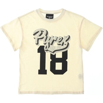 Vêtements Fille T-shirts manches courtes Pyrex JGTH158 Beige