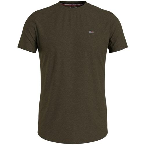 Vêtements Homme T-shirts & Polos Tommy Geant Jeans T Shirt homme  Ref 61485 Kaki Vert