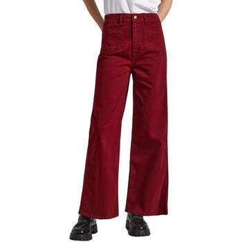 Vêelton Femme Pantalons Pepe jeans agt Rouge