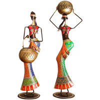 Maison & Déco Statuettes et figurines Signes Grimalt Figure Ethnique 2 U Multicolore