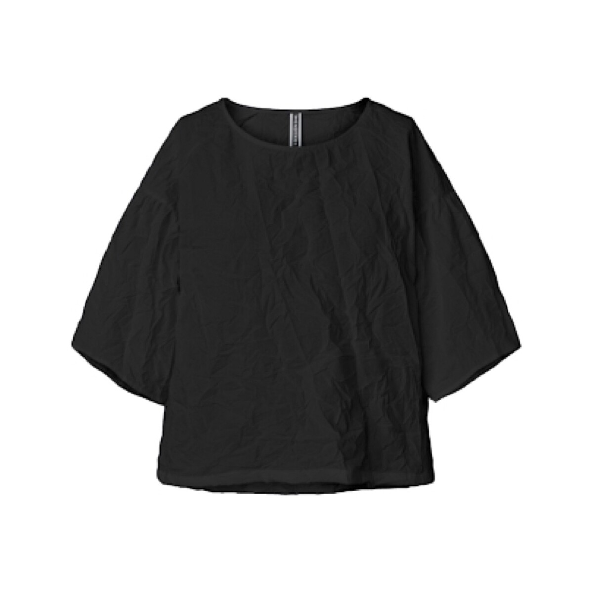 Vêtements Femme Tops / Blouses Wendy Trendy Top 221624 - Black Noir