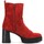 Chaussures Femme Low boots Unisa  Rouge