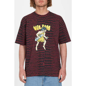 Vêtements Homme T-shirts manches courtes Volcom Camiseta  Todd Bratrud 3 SS Print Rouge