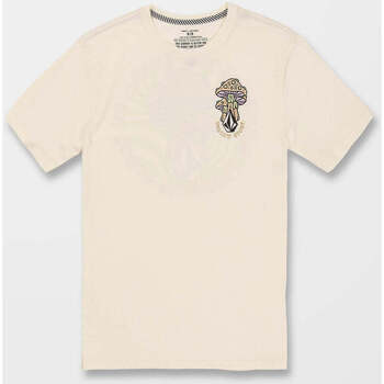 Vêtements Homme T-shirts manches courtes Volcom Camiseta  Farm To Yarn Off White Blanc