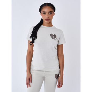 Vêtements Femme T-shirts & Polos Project X Paris stella jean graphic print short sleeved t shirt item Beige