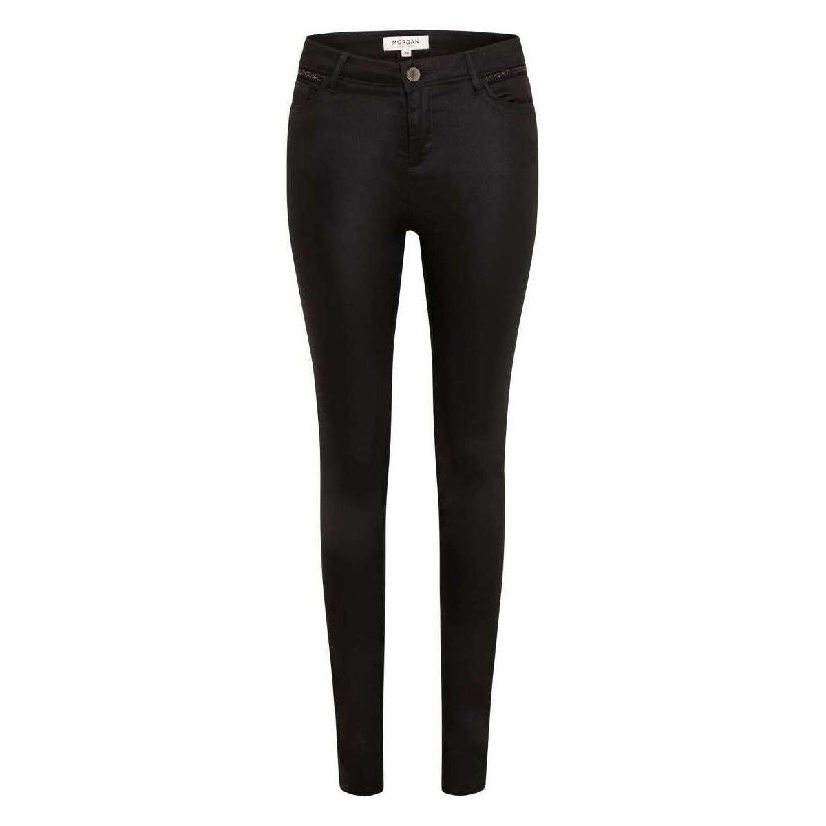 Vêtements Femme Pantalons 5 poches Morgan 155768VTAH23 Noir