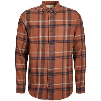 Vêtements Homme Chemises manches longues Premium By Jack & Jones 156315VTAH23 Marron