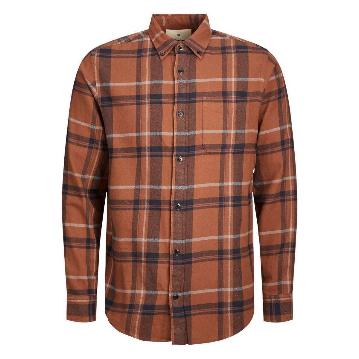 Vêtements Homme Chemises manches longues Premium By Jack & Jones 156315VTAH23 Marron