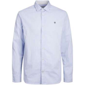 Vêtements Homme Chemises manches longues Premium By Jack & Jones 156320VTAH23 Bleu