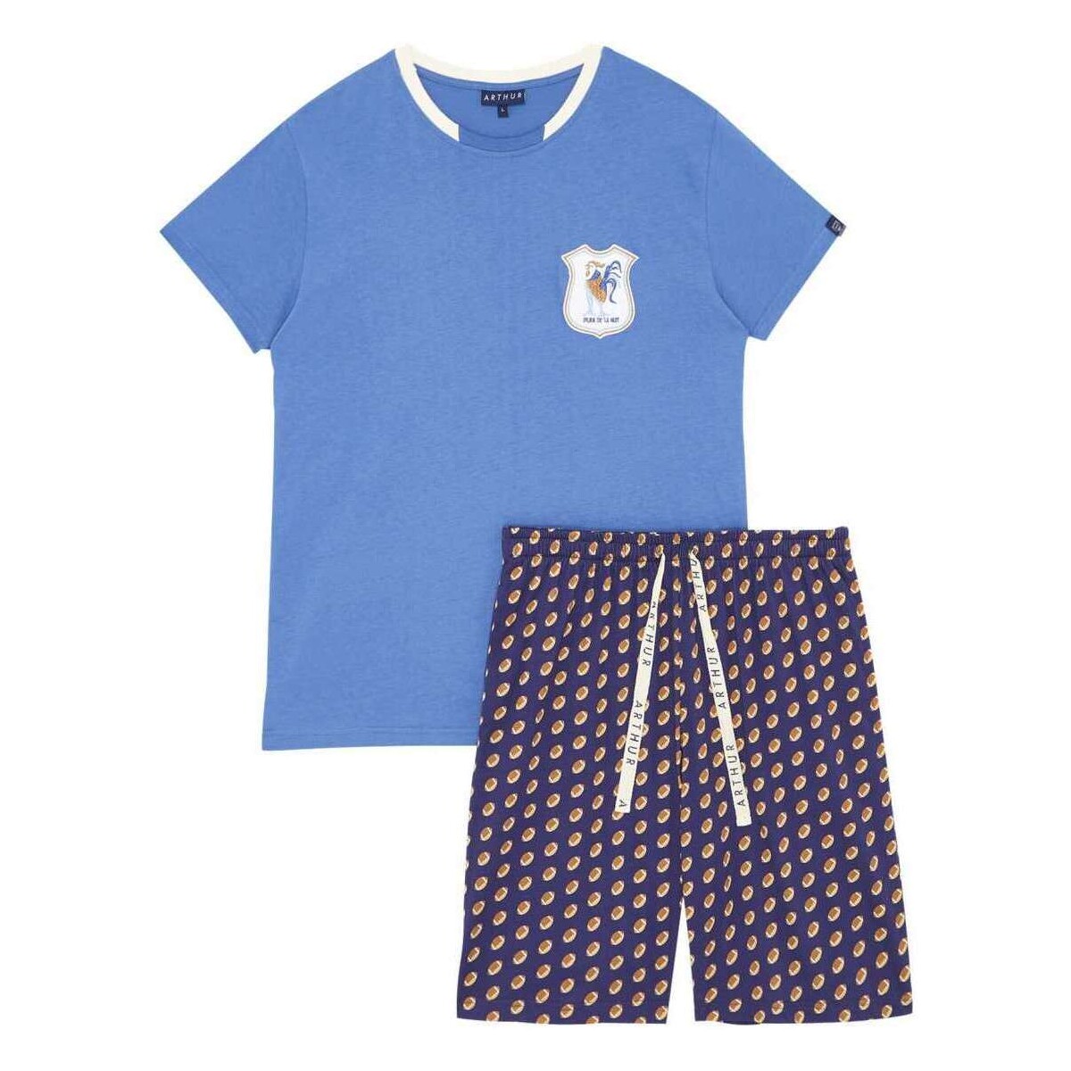 Vêtements Homme Pyjamas / Chemises de nuit Arthur 157189VTAH23 Bleu