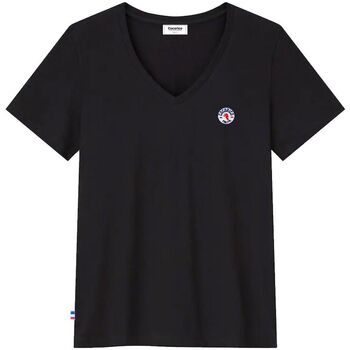 Vêtements Femme T-shirts manches courtes Cocorico Fab. en France (Brodé) Noir