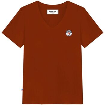Vêtements Femme T-shirts manches courtes Cocorico Fab. en France (Brodé) Rouge