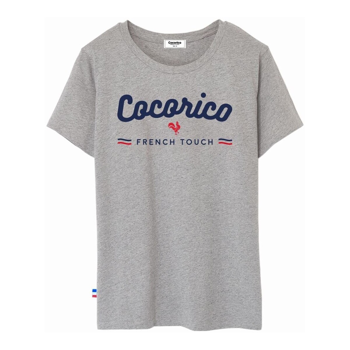 Vêtements Femme T-shirts manches courtes Cocorico French Touch Gris