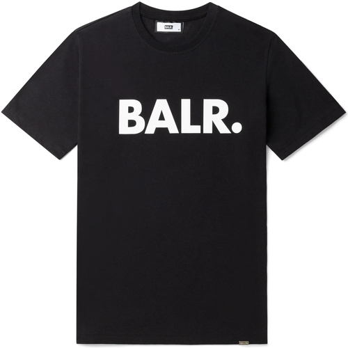 Vêtements Homme T-shirts manches courtes Balr. Brand Straight T-Shirt Noir