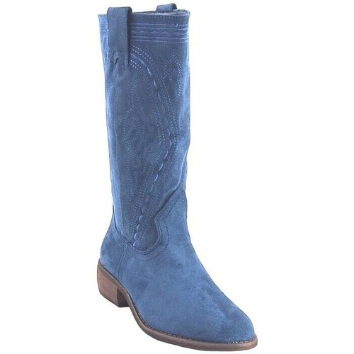 Chaussures Femme Multisport Bienve a2462 botte femme bleue Bleu