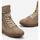 Chaussures Femme Bottines Vera Collection Sneakers nordique semi-montantes, Taupe Beige