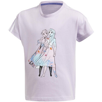 Vêtements Enfant T-shirts & Polos adidas Originals Tee-shirt ENFANT  DISNEY LA REINE DES NEIGES Violet