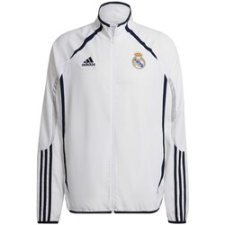 Vêtements Vestes de survêtement adidas Originals Veste Football HOMME  REAL MADRID TG WOV JKT Blanc