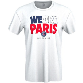 Vêtements Homme polo-shirts Silver robes s caps box Tech Paris Saint-germain WE ARE PARIS Blanc