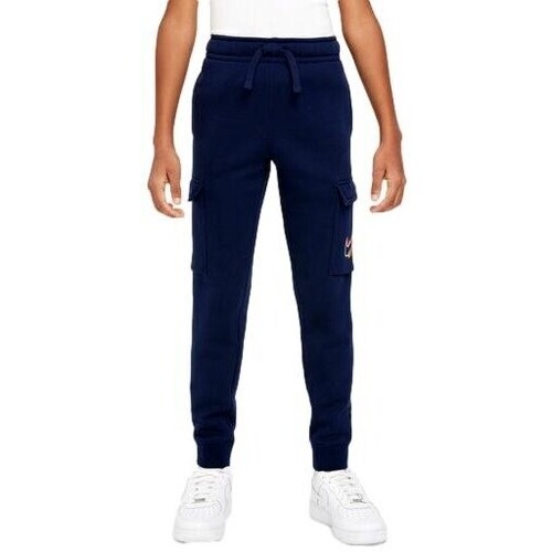 Vêtements Garçon Pantalons de survêtement Nike PANTALON CARGO NIO  SPORTSWEAR DX2299 Bleu
