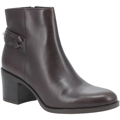 Chaussures Femme Boots Geox NEW ASHELL D36FSA COFFEE Marron