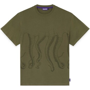 Vêtements Homme Regarde Le Ciel Octopus Outline Tee Vert