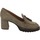 Chaussures Femme Mocassins L'angolo GD511.09 Beige