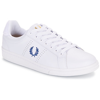 Chaussures Homme Baskets basses Fred Perry Polo Ralph Lauren Blanc / Bleu